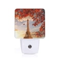 thumbnail image 1 of Fotbe Eiffel Tower Luz Nocturna LED, Luz de Noche con Sensor de Luz Natural de Anochecer a Amanecer, Se Enchufa a la Pared, Blanco Cálido 0.5W-US, 1 of 7