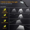 thumbnail image 5 of Luz solar para exteriores, 48 luces LED, luz de inundación solar impermeable inalámbrica Levamdar CZDZ-XM8, 5 of 5