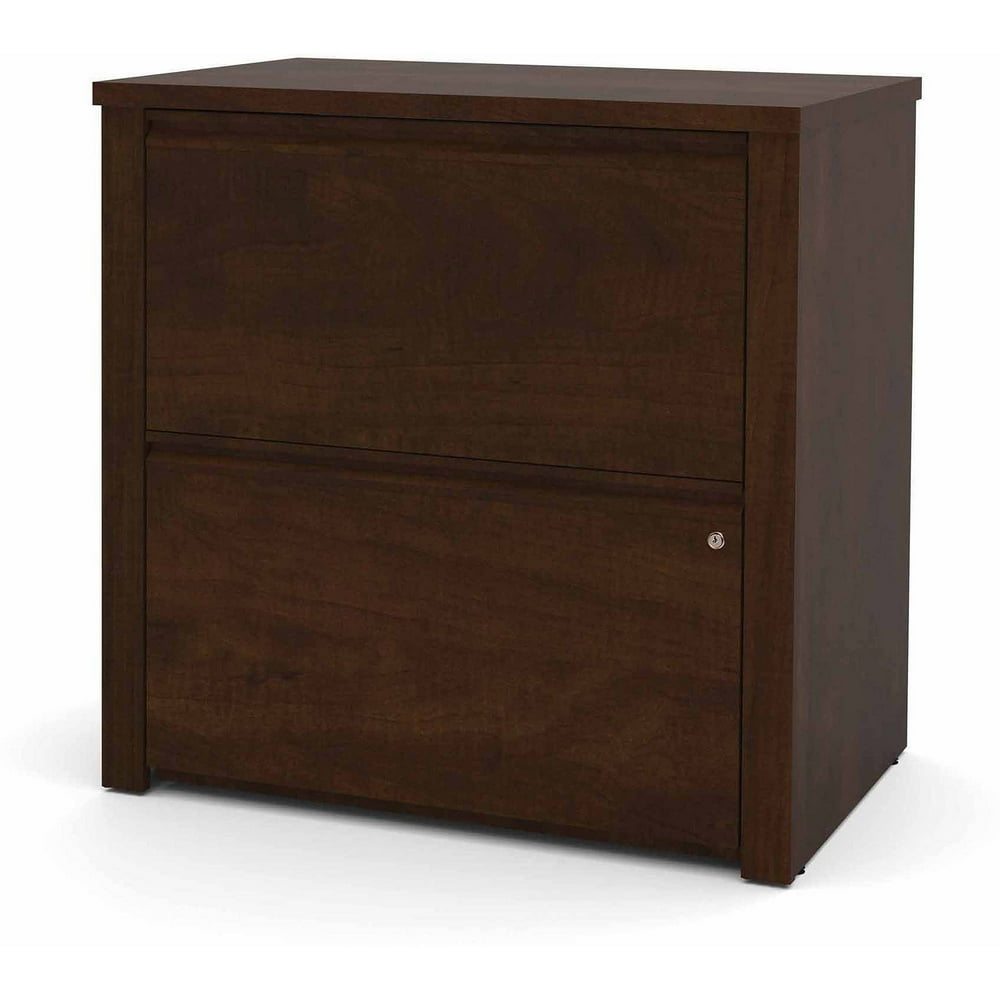 Bestar 2 Drawer Lateral Wood Lockable Filing Brown
