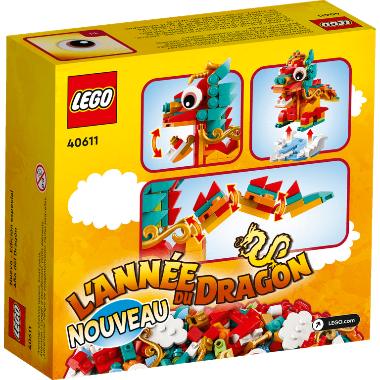 LEGO Year of the Dragon Set 40611 2024 Lunar New Year Exclusive Walmart