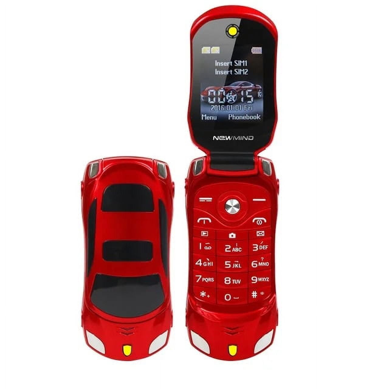  DAUERHAFT Mini Bluetooth Phone, Mini Small GSM Dual SIM Card  Mobile Phone Bluetooth Cellphone, Long Standby, Red : Cell Phones &  Accessories