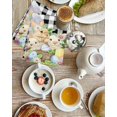 thumbnail image 4 of Easter Kitchen Dish Towels for Drying Dishes Set of 3, Spring Rabbit Sheep Duck Eggs Plants Black Plaid Waffle Weave Microfiber Hand Tea Bathroom Towels Quick Dry & Absorbent Towel 15.7x23.6, 4 of 7