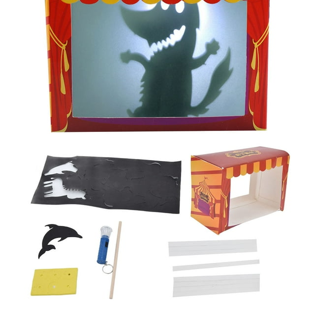 Teatro de títeres de sombra, creatividad Shadow Puppet Puppets juguetes de sombra juguetes de la sombra de los padres