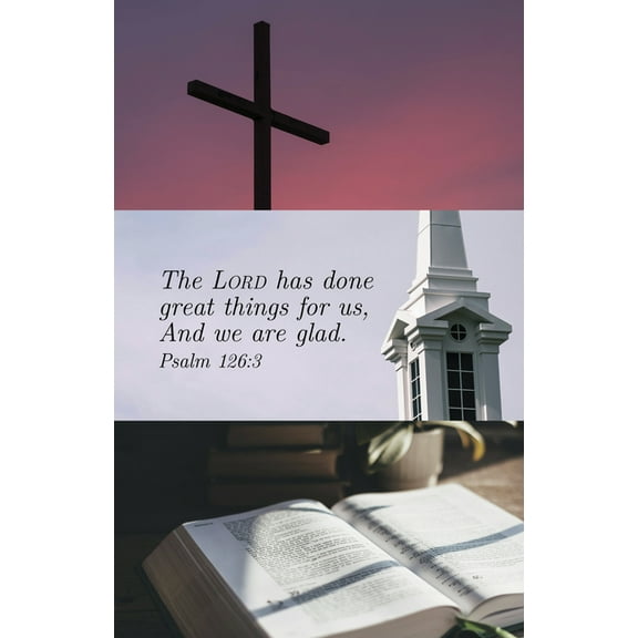 Church Anniversary Bulletin: Church Anniversary (Package of 100): Psalm 126:3 (Kjv), (Paperback)