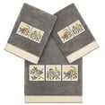thumbnail image 5 of Authentic Hotel and Spa  Turkish Cotton Belinda 3PC Towel Set Charcoal, 5 of 5