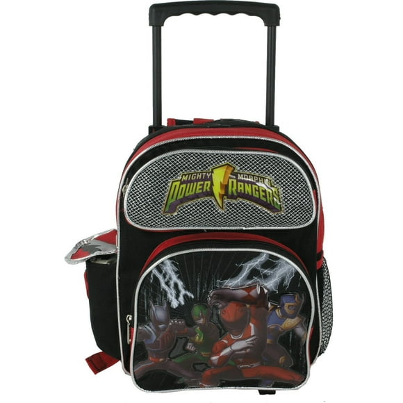 Small Rolling Backpack - Power Rangers - Black School Bag 496555
