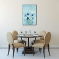 thumbnail image 2 of wall26 - Canvas Wall Art - Decorative Blue Flowers, Watercolor Illustration - Gallery Wrap Modern Home Art | Ready to Hang - 32x48 inches, 2 of 3