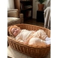thumbnail image 5 of RUINIXCW Newborn Baby Girl Hospital Coming Home Outfit Infant Baby Girl Spring Fall Winter Clothes Heart Romper Ruffled Trim Jumpsuit Hat 2 Pcs Set, 5 of 9