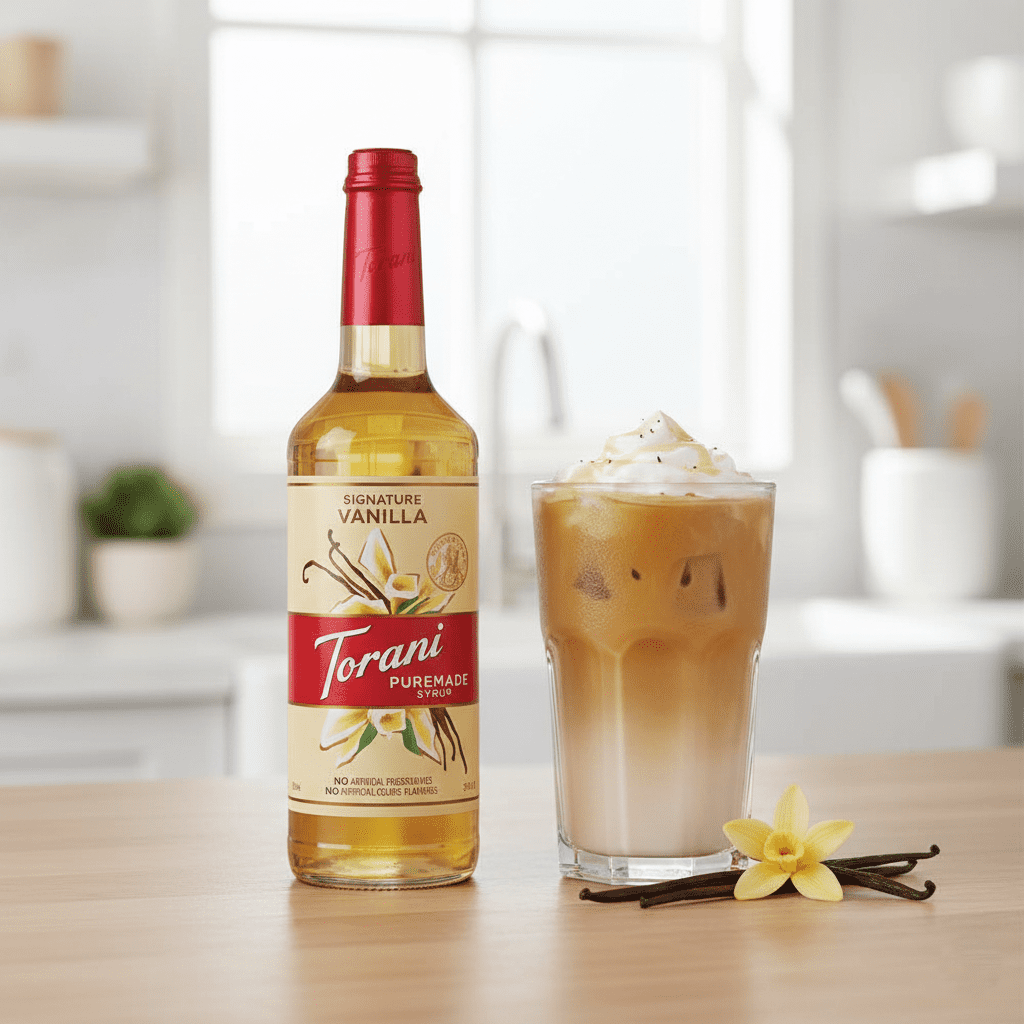 Torani Signature Vanilla Puremade Syrup cs 4/750 ml