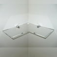 thumbnail image 2 of Estantes de pared de esquina, estantes flotantes de acrílico de seguridad para dormitorio, sala de , , cocina, 220mm - Claro yotijar estante de esquina baño, 2 of 6