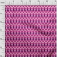 thumbnail image 2 of oneOone Organic Cotton Poplin Twill Fabric Chevron & Swirl Ikat Print Fabric By Yard 42 Inch Wide, 2 of 4