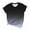 Gray, variant on yievot Summer Casual Basic T-Shirt for Women Gradient Print Round Neck Short Sleeve Tees Tops