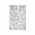 thumbnail image 1 of Tree Hanging Pocket Organizer, Abstract Pattern of Hand Drawn Doodle Style Sketches on a Plain Background Botanical, Printed Polyester Storage Bag with Pockets, 14" x 20", Grey White, 1 of 2