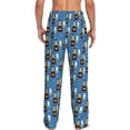 thumbnail image 3 of Picia Bottle And Glass Mens Soft Woven Cotton Elastic Waistband Sleep Pajama Pant Lounge Sleep Pant With Pockets And Drawstring-XX-Large, 3 of 9