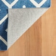 thumbnail image 3 of Dash & Albert Elizabeth Machine Washable Rug, 2' 6" x 8', Navy, 3 of 7