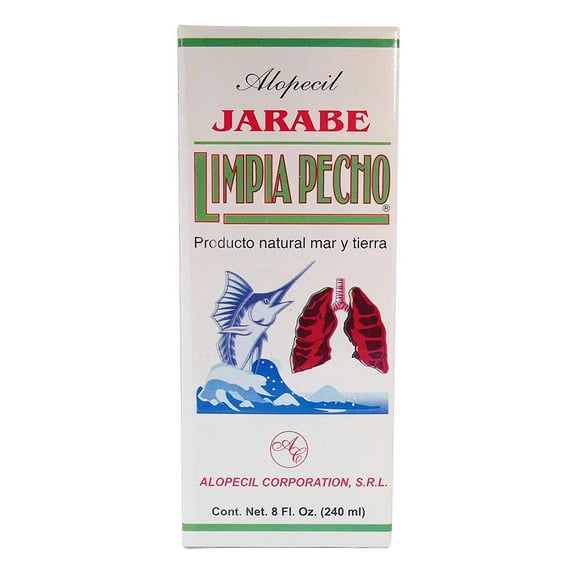 Jarabe Limpia Pecho Syrup, 8 Oz