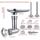 thumbnail image 2 of Accesorios KitchenAid, máquina de chef, prensa de fideos, batidora, fideos caseros, cortadora de acero inoxidable, 2 of 4
