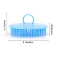 thumbnail image 3 of sebtyili hair scalp massager shampoo brush shower hair brush with long flexible silicone bristles for scalp scrub head massage and hair growth dandruff comb scalp scrubber exfoliator, a, 3 of 9