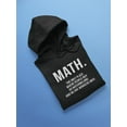 thumbnail image 3 of Math Problem Hoodie Women -GoatDeals Designs, Female 3X-Large, 3 of 4