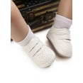 thumbnail image 6 of Topumt Baby Boys Girls Shoes Infant Sneakers Non Slip PU Outdoor Tennis Crib Shoes, 6 of 7