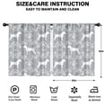 thumbnail image 2 of Blackout Kids Curtains,Terrier Dog Silhouette Dog and Flower Floral Childrens Insulated Curtains Set Of 2,Bedroom Essentials,Toddler Room Decor 52x63in(132x160cm), 2 of 4