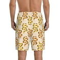 thumbnail image 2 of Yiaed Hand Drawn Snake for Men's Soft Sleep Pajama Short Lounging Pajama Shorts-Large, 2 of 8