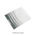 A4 Document Folder 5 Pack Lever Clip File Organizer Clear Side Opening ...