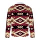 thumbnail image 4 of Mujeres Manga Larga Tops Casual Colorblocked Semi Cremallera Girar Abajo Cuello Sudadera Chaqueta para Primavera Otoño Vacaciones, 4 of 8