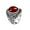 Red, variant on Men Vintage Oval Gemtone Rings Retro Stainless Steel Stone Wedding Engagement Rings Black Size 10