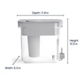 thumbnail image 3 of Culligan With ZeroWater Technology 22 Cup Water Filter Dispenser Pitcher with 5-Stage Advanced Water Filter, 3 of 10