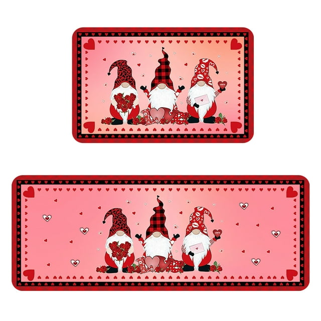 TIELUTT Valentine's Day Kitchen Carpet (2 ) S Kitchen Carpet Washable Cushion Comfortable Kitchen Blankets and Throws Wall to Wall Carpeting Lightweight Knit Blanket Book Throw Blanket Area Rug 6x9
