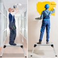 thumbnail image 1 of Premium Heavy-Duty Aluminum Folding Step Ladder with Portable Design, 1 of 9