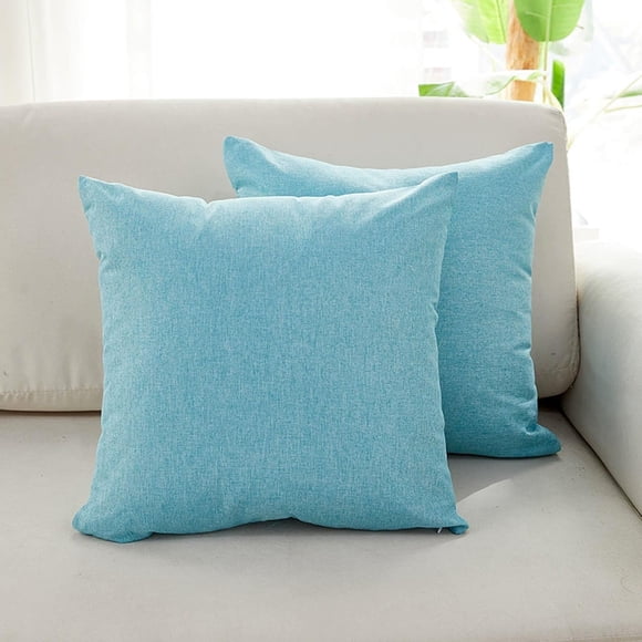 Herunwer Premium Square Pillow, Throw Pillow Linen Square Pillow, Square Interior Sofa Pillows, Farmhouse​ ​Couch Throw Pillows, for Bed, Sofa, Livingroom, Home Decor