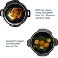 thumbnail image 4 of Support de Cuiseur Vapeur avec Poignées pour Autocuiseur Instantané, 2 Pcs Support de Cuisson en Acier Inoxydable, Long Manche pour un Retrait Facile des Casseroles, 4 of 7