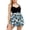 X567-Black, variant on Plus Size Tankini Swimsuits for Women Tummy Control Two Piece Modest Bathing Suits Floral Skirt Top with Boyshorts
