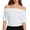 White*, variant on RUTAYY Women's T-Shirt Solid Color Summer Asymmetrical Waistband Short Sleeve Tee Shirts Warm Weather Breathable Trendy Vacation Tees
