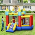 thumbnail image 3 of Gymax Inflatable Bounce House Slide Jumping Castle Ball Pit Tunnels Without Blower, 3 of 9