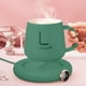 thumbnail image 4 of Posavasos calentador de tazas, operación de control de una tecla, tapete calentador eléctrico, 3 temperaturas ajustables, posavasos calentador de té y Verde Soledad almohadilla térmica de café, 4 of 9