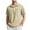 Khaki, variant on Mgmyaa Men's Golf Shirt Work Uniform Short Sleeve Cargo Shirts Button Collared T-Shirt with Pockets