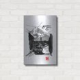 thumbnail image 3 of Luxe Metal Art 'Fujiyoshida And Car' by Pechane, Metal Wall Art, 16"x24", 3 of 9