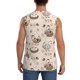thumbnail image 4 of Balery Retro Rooster Camisetas sin mangas para hombre, absorbe la humedad y protege contra el mal olor.-3X-Large, 4 of 7