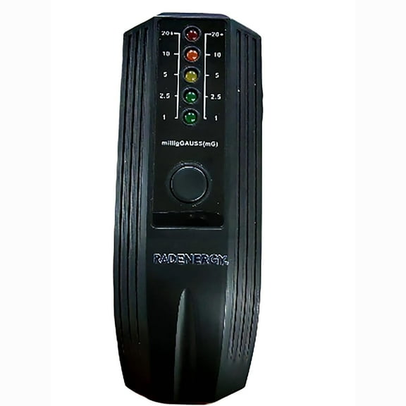 RadEnergy EMF Meter Radiation Detector – Digital EMF Reader & Blocker with 5-LED Display – Portable Magnetic Field Counter for Home, Office & Electronics