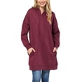 thumbnail image 1 of UKAP Tops con capucha para mujer Sudaderas con capucha con cordón Jersey de manga larga Mini sudadera cómoda Vestido deportivo, 1 of 2