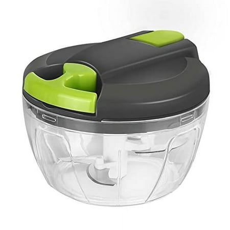 

Onion Cutter Manual 520 ml Vegetable Cutter Onion Chopper with Pulley