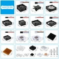 thumbnail image 3 of 52Pi Heatsink Fan Kit for Raspberry Pi, Cooler Fan Heatsink Set with PWM Speed Control Fan for Cooling Raspberry Pi 4, Pi 3 B+, Pi 3 B, Pi 2, Pi B+, Pi Zero/Zero W and Jetson Nano, RockPi, 3 of 9