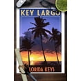 thumbnail image 3 of Key Largo, Florida Keys, Palms and Sunset (9x12 Wall Art Print, Home Decor), 3 of 3
