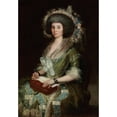 thumbnail image 3 of Francisco de Goya 18x24 Black Modern Framed Museum Art Print Titled - Portrait of Senora Cean Bermugidity, 3 of 5