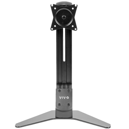 stand monitor adjustable standing single vivo screens deluxe mount height