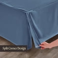 thumbnail image 5 of SGI Bedding 10 Inch Pleated Bed Skirt | Microfiber Bed Skirt | Fade Resistant, Wrinkle Free, Anti-static, Decorative, Extra Storage Space, Clutter-Free | Full, Mediterranean Blue, 5 of 8