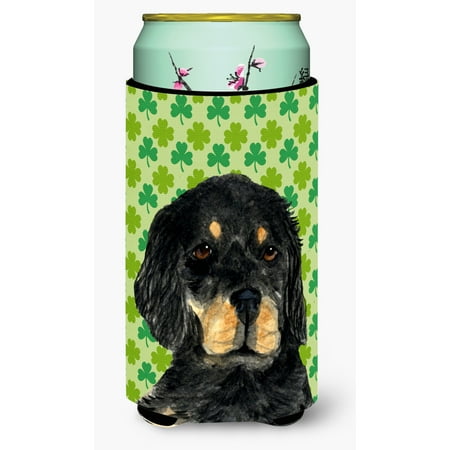 

Caroline s Treasures SS4446TBC Gordon Setter St. Patrick s Day Shamrock Portrait Tall Boy Hugger Tall Boy multicolor